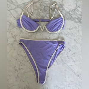 L Space lilac bikini
